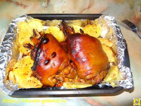 
			Свиная рулька &ndash; рецепты приготовления запечённой рульки в духовке		