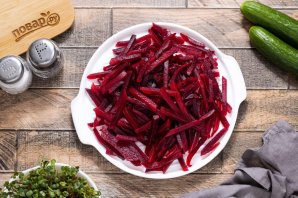 Холодник из свеклы на воде