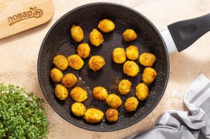 Жареные оливки