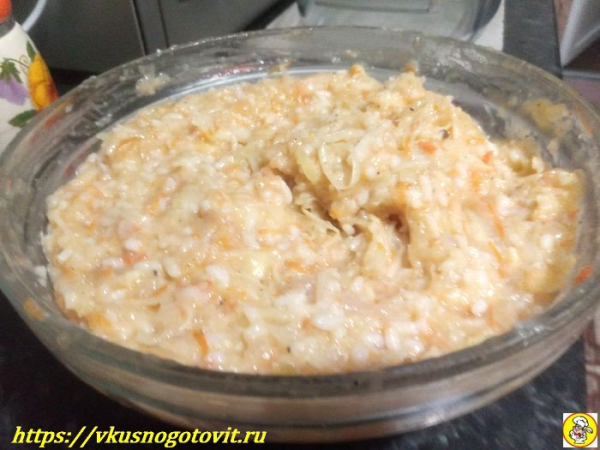 Ленивые голубцы с капустой рисом и фаршем в духовке
Ленивые голубцы с капустой рисом и фаршем в духовке