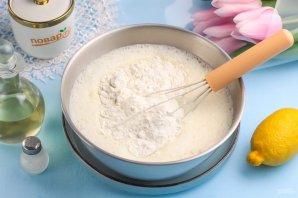 Блинный торт "Роза"