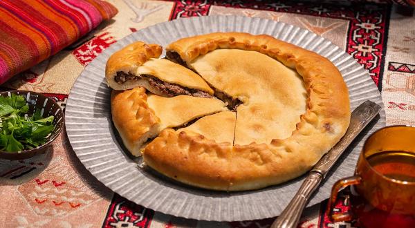 Фыдчин, осетинский пирог с мясом, пошаговый рецепт с фото на 491 ккал