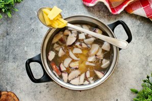 Суп из белых грибов замороженных Суп из белых грибов замороженных