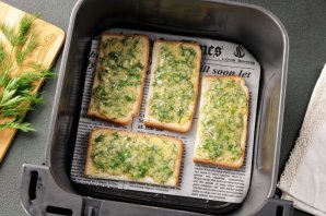 Тосты в аэрогриле