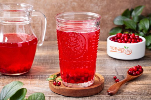 Компот из брусники Компот из брусники