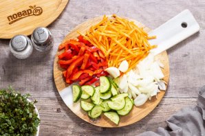 Салат из папоротника