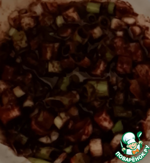 Креветки с зелёным луком "Ода Ямайке" Креветки с зелёным луком "Ода Ямайке"