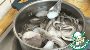 Мини-осьминоги с картофелем