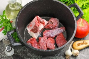 Борщ с вареной свеклой