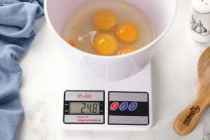 Пышный омлет в аэрогриле