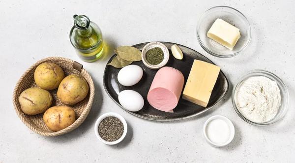 Картофельные котлеты с колбасой, пошаговый рецепт с фото на 522 ккал Картофельные котлеты с колбасой, пошаговый рецепт с фото на 522 ккал