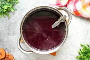 Кисель из черники