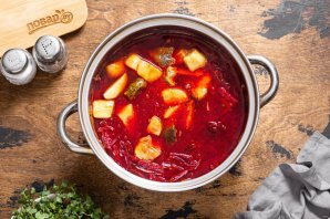 Постный борщ с грибами Постный борщ с грибами