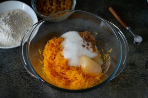 Постный тыквенный пирог