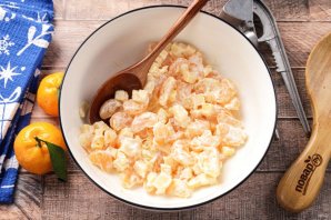 Салат "Мандариновый шок"