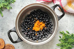 Черничный кисель