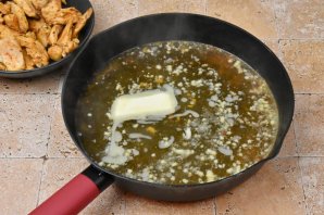 Птитим с курицей и брокколи Птитим с курицей и брокколи