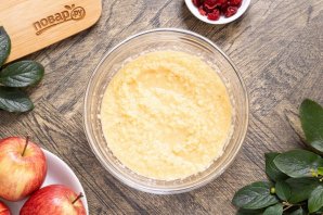 Постные яблочные кексы