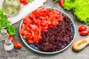 Борщ с вареной свеклой