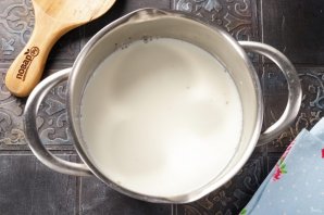 Каша ячневая на молоке