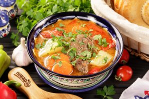 Шурпа на костре