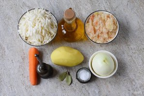 Овощное рагу с картофелем и капустой Овощное рагу с картофелем и капустой