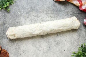 Рулет из лаваша с рыбой