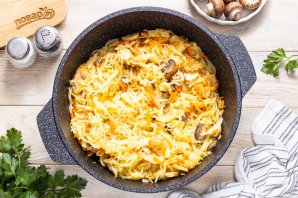 Солянка с шампиньонами на зиму