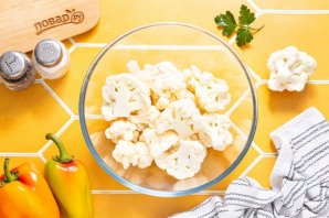 Салат из цветной капусты на зиму Салат из цветной капусты на зиму