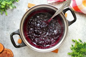 Черничный кисель