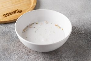 Зеленая гречка с кефиром Зеленая гречка с кефиром