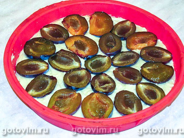 Сливовый пирог со сметанной заливкой «Слива в сметане» Сливовый пирог со сметанной заливкой «Слива в сметане»