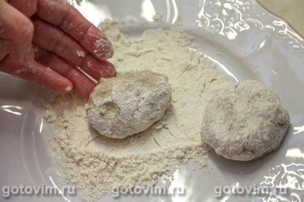 Котлеты из судака с креветками Котлеты из судака с креветками