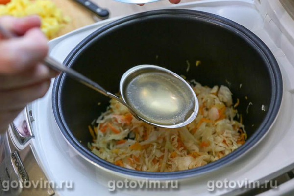 Щи с квашеной капустой в мультиварке