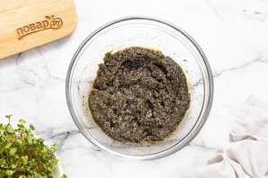 Черная икра из амаранта