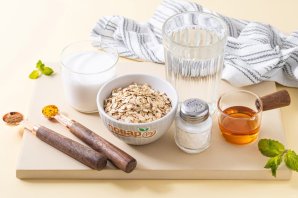 Овсянка с куркумой