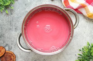 Кисель из брусники