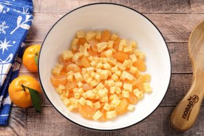 Салат "Мандариновый шок"