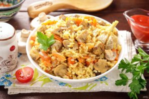 Постный плов в мультиварке