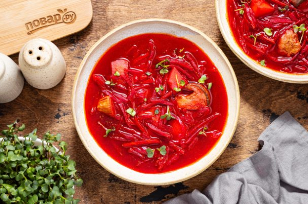 Постный борщ с грибами Постный борщ с грибами