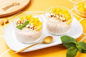 Пудинг из киноа на кокосовом молоке