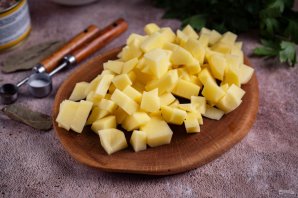 Суп с рыбными консервами Суп с рыбными консервами