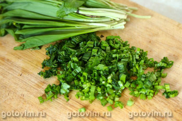 Драники с черемшой