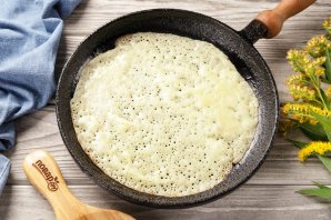 Простой рецепт блинов на воде