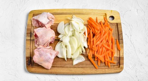 Плов с курицей в духовке, пошаговый рецепт с фото на 687 ккал