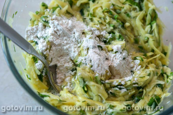 Драники с черемшой