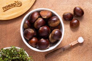 Каштаны в аэрогриле