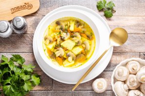 Суп из свежих шампиньонов