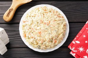 Салат "Снеговик" Салат "Снеговик"