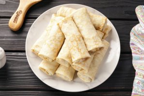 Блины с мясом и рисом Блины с мясом и рисом